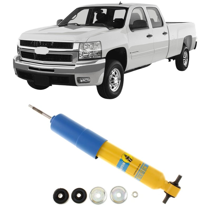 Bilstein B6 4600 Single Front Suspension Shock Absorber Fits: 1998 2007 Sierra SIlverado 1500 4.3 & 6.0 with coil spring suspension crew and standard Cab | Monotube Design | 24-029025 - Image 2